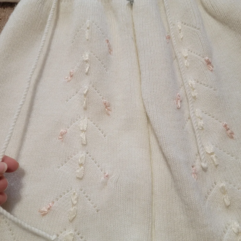 Vintage Friemanit Baby Sleep Sack‎ Cozy One Size Sweater With Hood Cottagecore